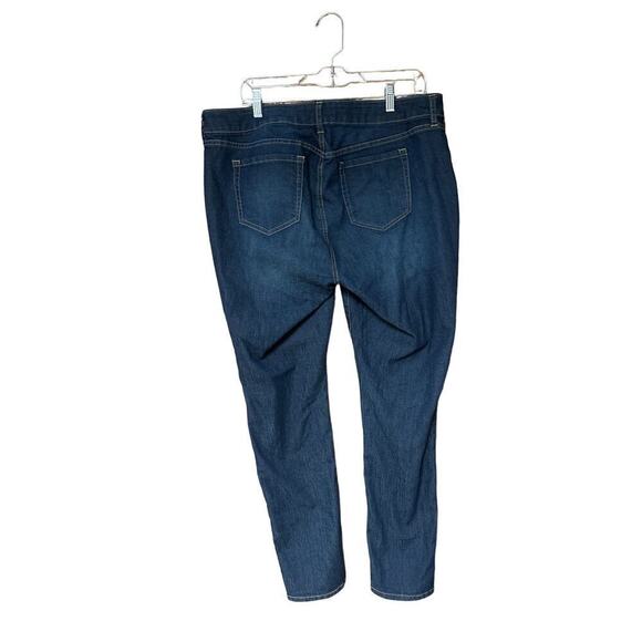 Torrid Denim Curvy Skinny We Swear by Fit 16R dark wash blue jean comfortable - Picture 6 of 9